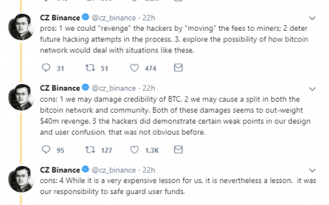 币安的教训告诉我们，有钱在比特币网络中也不可以为所欲为