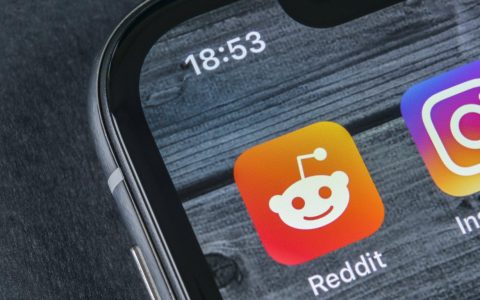 Sankt-Petersburg, Russia, April 12, 2018: Reddit application ico