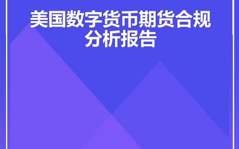美国数字货币期货合规分享报告 |链塔智库