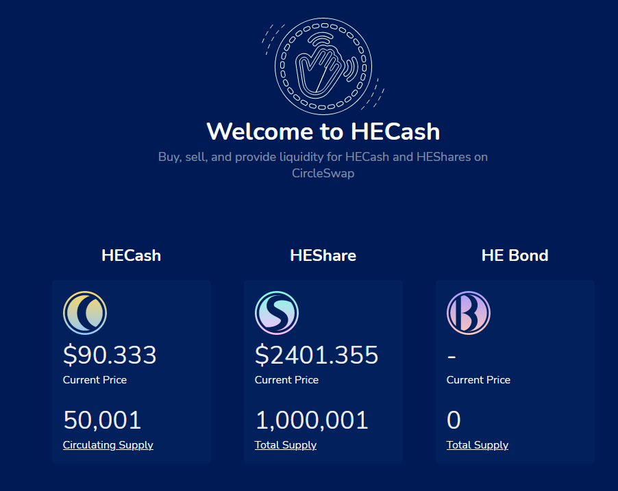 HeCash：火币生态链上的首个算法稳定币协议